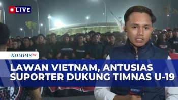 Suporter “All Out” Dukung Timnas di Laga Indonesia Vs Vietnam di Piala AFF U-19 2026 | KOMPAS MALAM