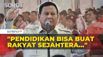 Depan Siswa, Prabowo: Pendidikan Bisa Buat Rakyat Sejahtera Di Semua Bidang