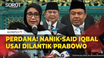 [FULL] Kata Perdana! Kepala BGN Nanik-Penasihat Presiden Said Iqbal Usai Dilantik Prabowo Di Istana