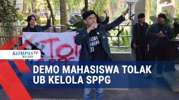 Mahasiswa Demo Tolak Rencana UB Kelola SPPG
