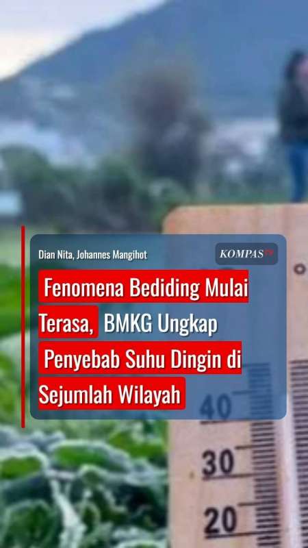 Fenomena Bediding Mulai Terasa, BMKG Ungkap Penyebab Suhu Dingin di Sejumlah Wilayah