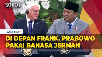 Kala Presiden Prabowo Pakai Bahasa Jerman Di Depan Frank-Walter Steinmeier