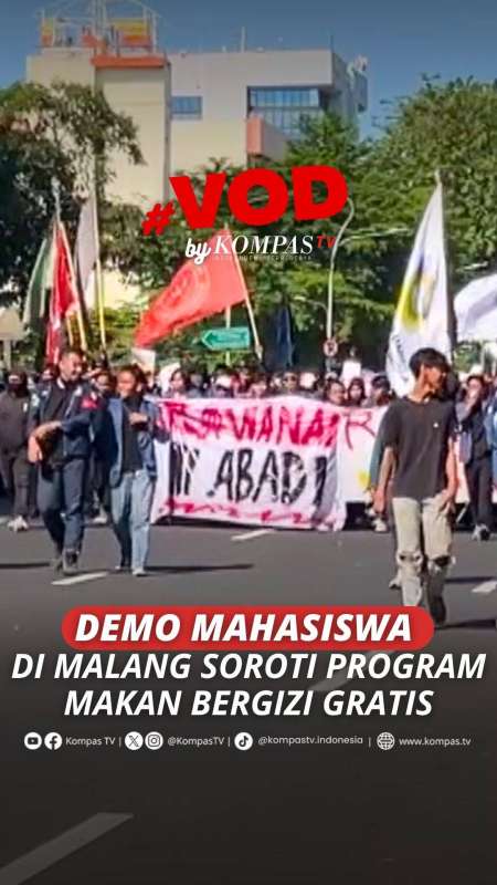 DEMO MAHASISWA DI MALANG SOROTI PROGRAM MAKAN BERGIZI GRATIS