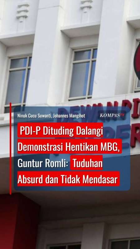 PDI-P Dituding Dalangi Demonstrasi Hentikan MBG, Guntur Romli: Tuduhan Absurd