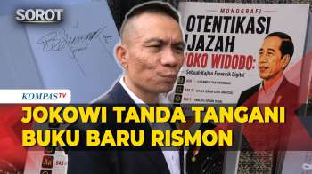 Jokowi Tanda Tangani Buku Baru Rismon Sianipar Berjudul Otentikasi Ijazah Joko Widodo