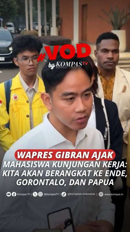 WAPRES GIBRAN AJAK MAHASISWA KUNJUNGAN KERJA