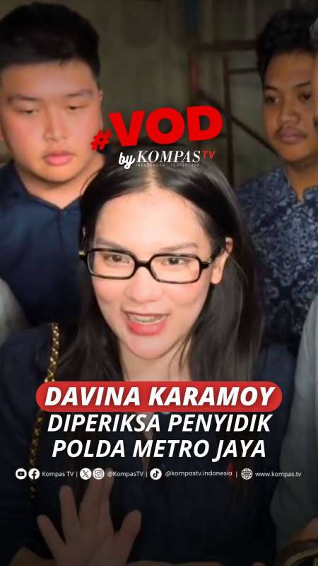 DAVINA KARAMOY DIPERIKSA PENYIDIK POLDA METRO JAYA