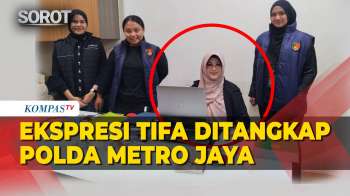 Ekspresi Tifa Ditangkap Polda Metro Jaya Terkait Kasus Ijazah Jokowi, Sempat Izin Ikut Ujian S3