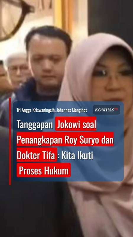 Tanggapan Jokowi soal Penangkapan Roy Suryo dan Dokter Tifa: Kita Ikuti Proses Hukum 