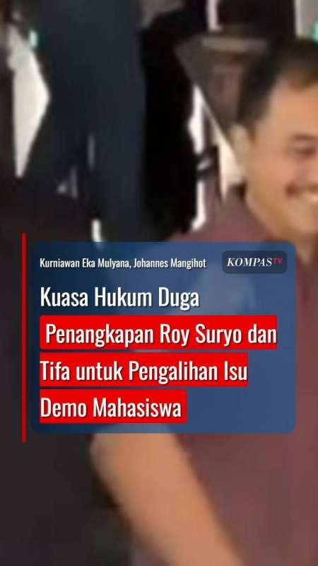 Kuasa Hukum Duga Penangkapan Roy Suryo dan Tifa untuk Pengalihan Isu Demo Mahasiswa