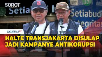 Pramono Gandeng KPK! Halte Transjakarta Disulap Jadi Kampanye Antikorupsi Di Jakarta