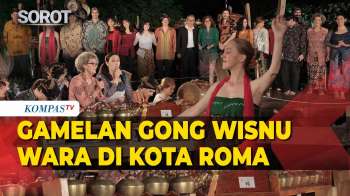 Alunan Gamelan Gong Wisnu Wara Menggema Di Kota Roma