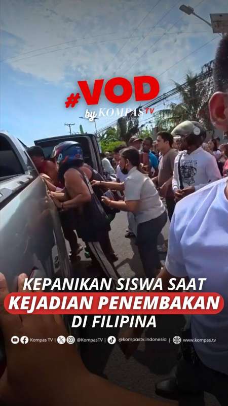 KEPANIKAN SISWA SAAT KEJADIAN PENEMBAKAN DI FILIPINA