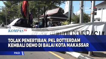 Tolak Penertiban, PKL Rotterdam Kembali Demo Di Balai Kota Makassar