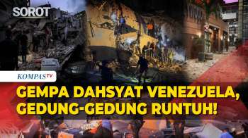 Dahsyat! Detik-Detik Gempa Venezuela Capai 7,5 Magnitudo, Gedung-Gedung Runtuh