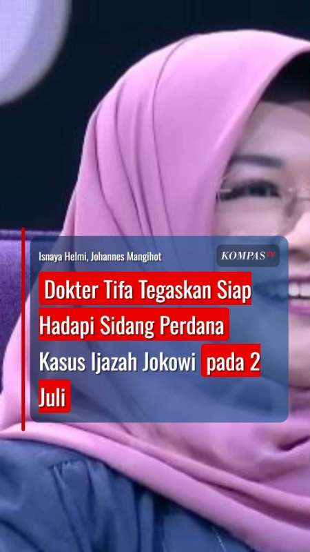Dokter Tifa Tegaskan Siap Hadapi Sidang Perdana Kasus Ijazah Jokowi pada 2 Juli