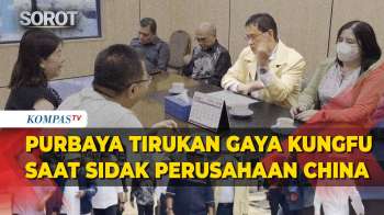 Momen Purbaya Tirukan Gaya Kungfu IP Man Saat Sidak Perusahaan Baja Asal China