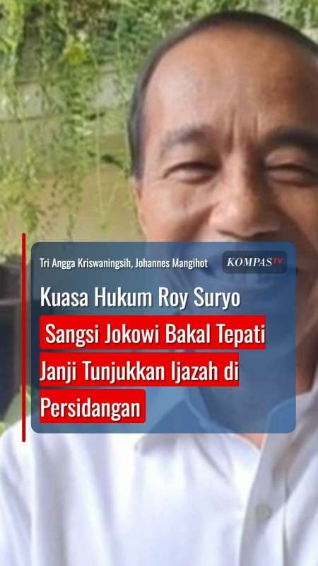 Kuasa Hukum Roy Suryo Sangsi Jokowi Bakal Tepati Janji Tunjukkan Ijazah di Persidangan