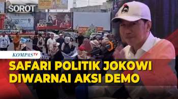 Saat Safari Politik Jokowi Diwarnai Demo Terkait Kasus Ijazah di Lampung