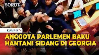 Ricuh! Anggota Parlemen di Georgia Baku Hantam hingga Adu Argumen