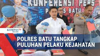Polres Batu Ungkap Kasus Curanmor-Narkoba