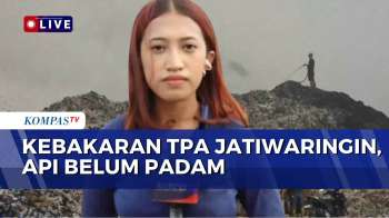 Kondisi Terknini TPA Jatiwaringin, Kebakaran Berpotensi Meluas | KOMPAS SIANG
