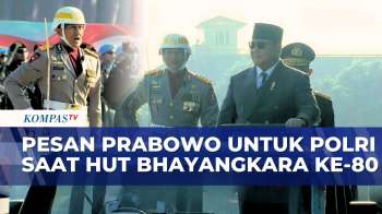 Pimpin Upacara Hari Bhayangkara Ke-80, Prabowo Minta Polri Terus Berbenah Dan Melayani | KOMPAS PAGI