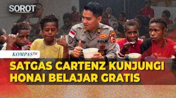 Dari 3 Jadi 80 Siswa! Satgas Damai Cartenz Kunjungi Honai Belajar Gratis-Makan Bersama Anak Papua