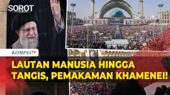 Lautan Manusia & Tangis Pelayat! Beri Penghormatan Pemakaman Ayatollah Ali Khamenei di Iran