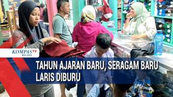 Tahun Ajaran Baru, Seragam Sekolah Laris Manis