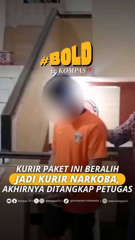 KURIR PAKET INI BERALIH JADI KURIR NARKOBA, AKHIRNYA DITANGKAP PETUGAS