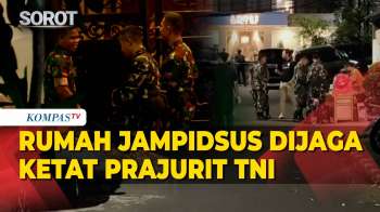Rumah Jampidsus Febrie Ardiansyah Dijaga Ketat Prajurit TNI