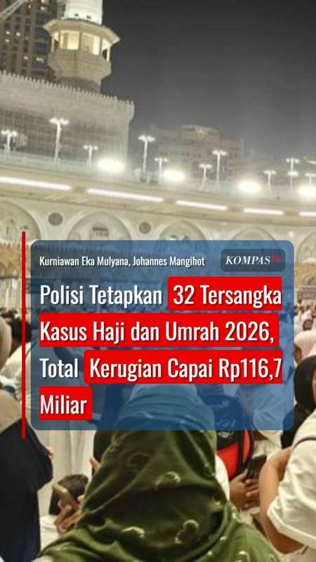 Polisi Tetapkan 32 Tersangka Kasus Haji Dan Umrah 2026, Kerugian Capai Rp116,7 Miliar