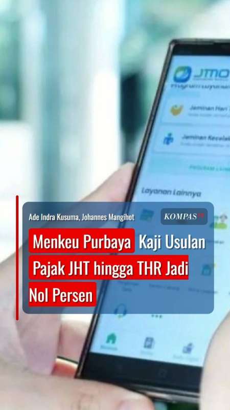 Menkeu Purbaya Kaji Usulan Pajak JHT hingga THR Jadi Nol Persen