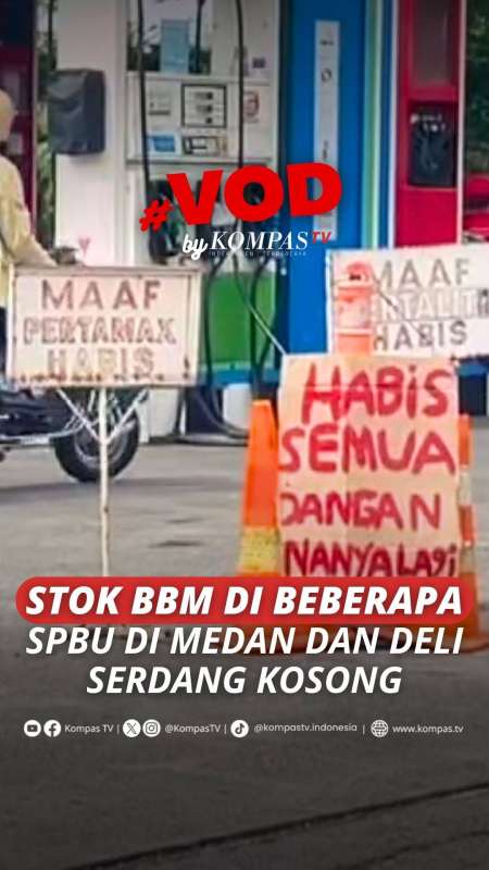 STOK BBM DI BEBERAPA SPBU DI MEDAN DAN DELI SERDANG KOSONG