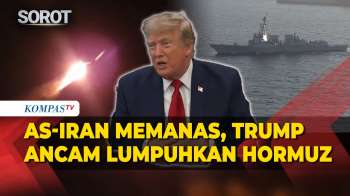 AS-Iran Makin Memanas! Trump Ancam Lumpuhkan Selat Hormuz, Iran Klaim Serang Kapal Perang AS