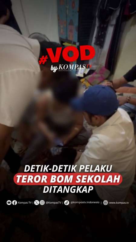 DETIK-DETIK PELAKU TEROR BOM DI SEKOLAH DITANGKAP