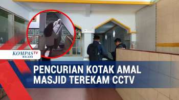 Kotak Amal Masjid Digondol Pencuri, Aksi Terekam CCTV