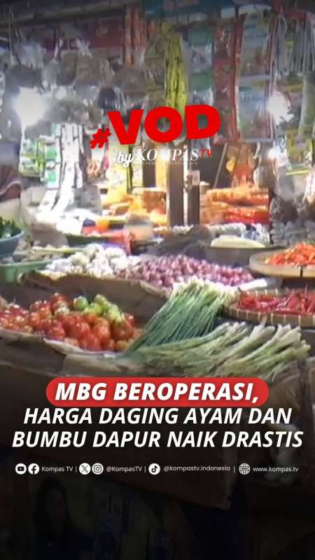 MBG BEROPERASI, HARGA DAGING AYAM DAN BUMBU DAPUR NAIK DRASTIS