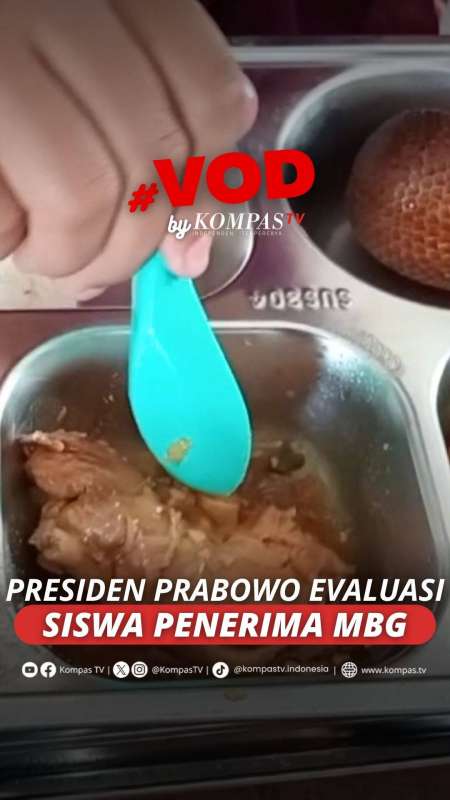 PRESIDEN PRABOWO EVALUASI SISWA PENERIMA MBG