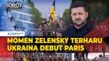 Momen Zelenskyy Terharu Hingga Pilot Ukraina Debut Di Langit Paris