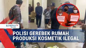 Polisi Gerebek Rumah Kosmetik Ilegal