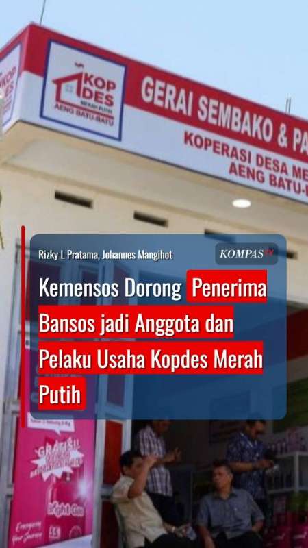 Kemensos Dorong Penerima Bansos jadi Anggota dan Pelaku Usaha Kopdes Merah Putih