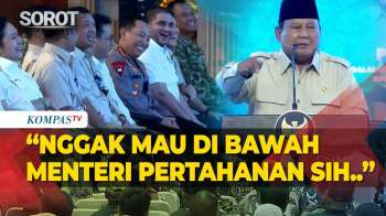 Kelakar Presiden Prabowo Singgung Polri Tak Di Bawah Kemenhan