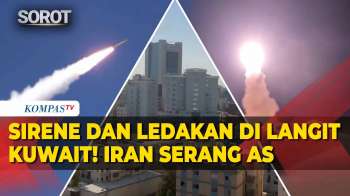 Suara Sirene & Ledakan Di Langit Kuwait! Rudal Iran Klaim Targetkan Pangkalan Militer AS