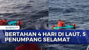 5 Korban Kapal Tenggelam Di Selayar Selamat, Bertahan 4 Hari Di Tengah Laut | KOMPAS SIANG
