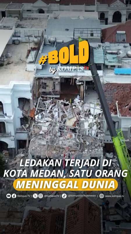 LEDAKAN TERJADI DI KOTA MEDAN, SATU ORANG MENINGGAL DUNIA