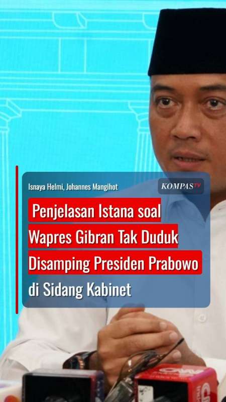 Penjelasan Istana soal Gibran Tak Duduk Disamping Prabowo saat Sidang Kabinet