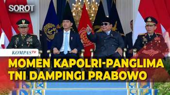 Potret Kebersamaan Prabowo, Kapolri, Dan Panglima TNI Saat Praspa Di Istana