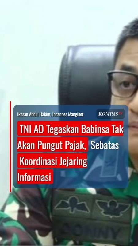 TNI AD Tegaskan Babinsa Tak Akan Pungut Pajak, Sebatas Koordinasi dalam Jejaring Informasi